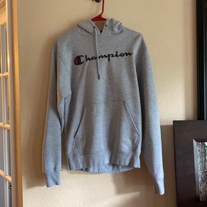 grey champion hoodie